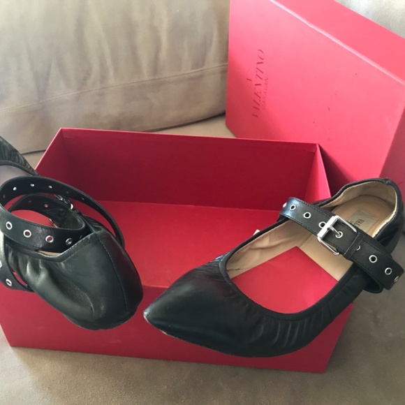 Valentino pointed toe ballet flats, 39.5 - Picture 7 of 16